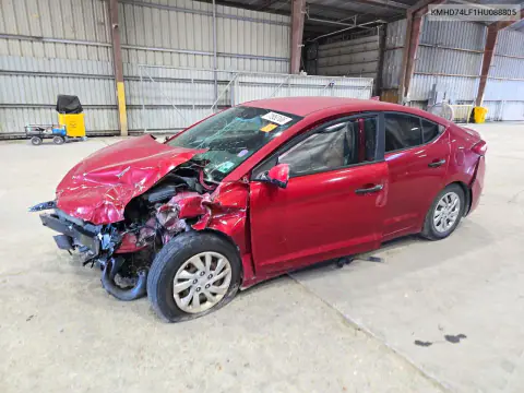 2017 Hyundai Elantra Se VIN KMHD74LF1HU088805 фото 1