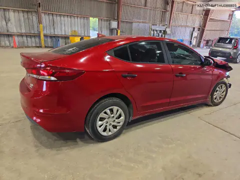 2017 Hyundai Elantra Se VIN KMHD74LF1HU088805 фото 3