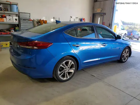2017 Hyundai Elantra Limited VIN 5NPD84LF9HH115924 фото 3