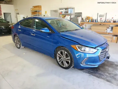 2017 Hyundai Elantra Limited VIN 5NPD84LF9HH115924 фото 4