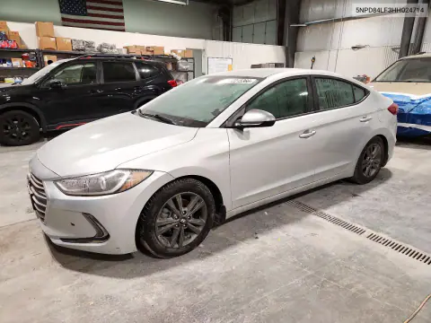 2017 Hyundai Elantra Se VIN 5NPD84LF3HH024714 фото 1