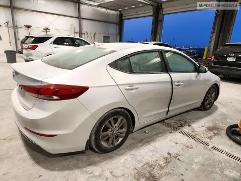 2017 Hyundai Elantra Se VIN 5NPD84LF3HH024714 фото 3