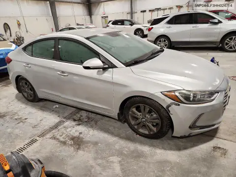 2017 Hyundai Elantra Se VIN 5NPD84LF3HH024714 фото 4