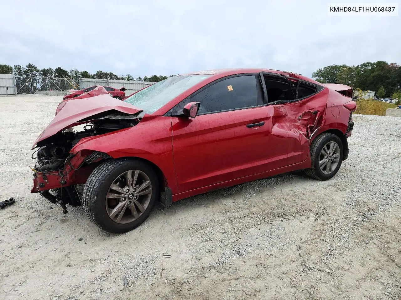 2017 Hyundai Elantra Se VIN KMHD84LF1HU068437 фото 1