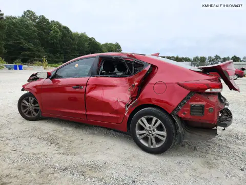 2017 Hyundai Elantra Se VIN KMHD84LF1HU068437 фото 2