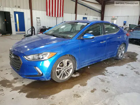 2017 Hyundai Elantra Limited VIN 5NPD84LF0HH032169 фото 1
