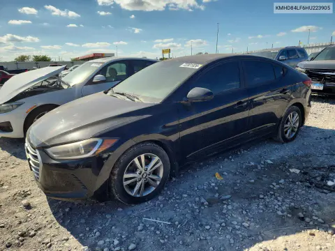 KMHD84LF6HU223905 — 2017 Hyundai Elantra, Мелкие вмятины и царапины, фото до ремонта