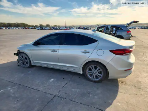 2017 Hyundai Elantra Value Edition VIN 5NPD84LF5HH119582 фото 2