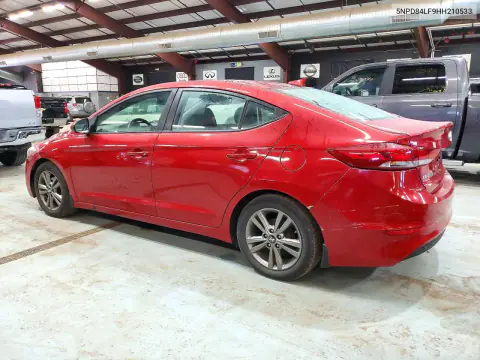 2017 Hyundai Elantra Value Edition VIN 5NPD84LF9HH210533 фото 2