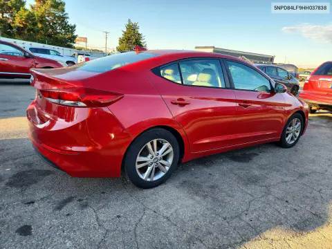 2017 Hyundai Elantra Se VIN 5NPD84LF9HH037838 фото 3