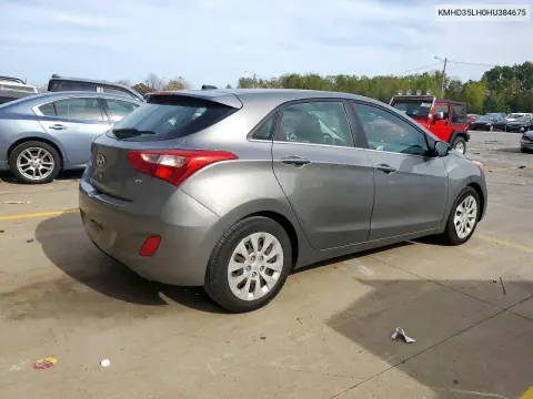 2017 Hyundai Elantra Gt Base VIN KMHD35LH0HU384675 фото 3