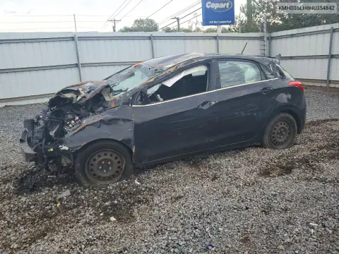 KMHD35LH8HU354842 — 2017 Hyundai Elantra, Передняя часть, фото до ремонта