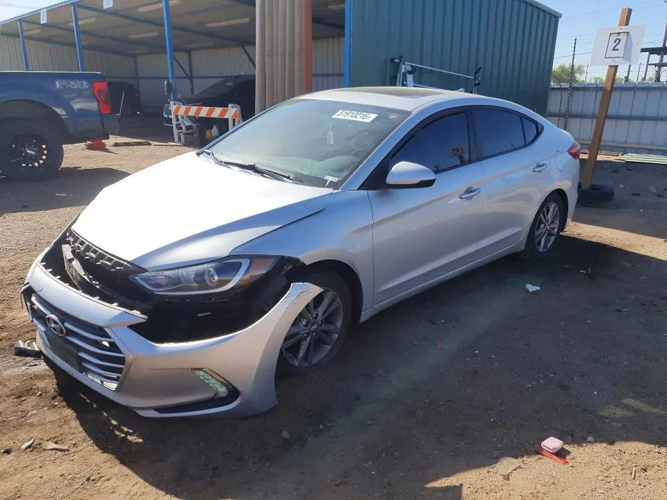 2018 HYUNDAI ELANTRA VIN 5NPD84LF4JH370647 фото 1