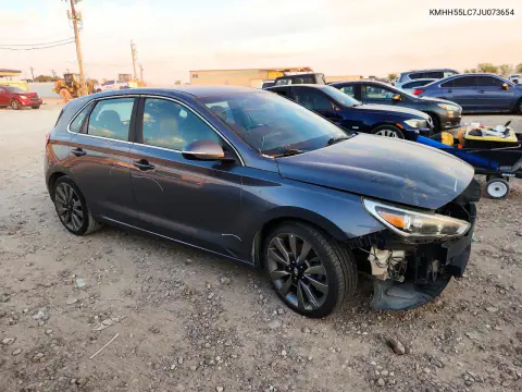2018 Hyundai Elantra Gt Sport VIN KMHH55LC7JU073654 фото 4
