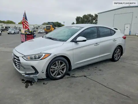 5NPD84LF2JH246974 — 2018 Hyundai Elantra, Передняя часть, фото до ремонта