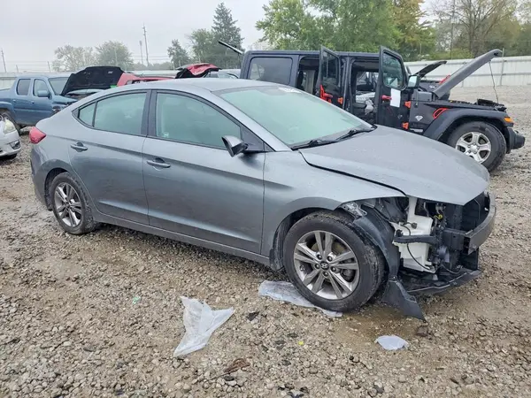 KMHD84LF1JU659647 — 2018 Hyundai Elantra, фото 4 с аукциона Copart, Передняя часть