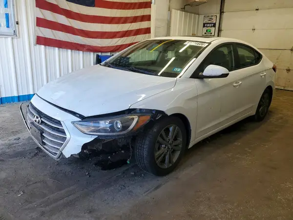 5NPD84LF9JH248141 — 2018 Hyundai Elantra, Передняя часть (Front End), фото до ремонта