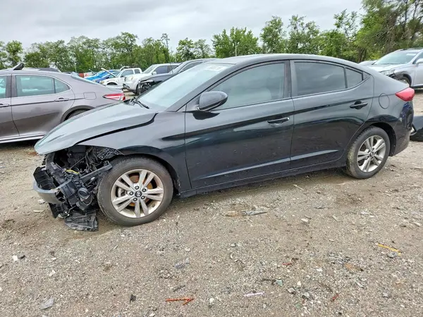 KMHD84LF6JU502924 — 2018 Hyundai Elantra, Передняя часть (Front End), фото до ремонта