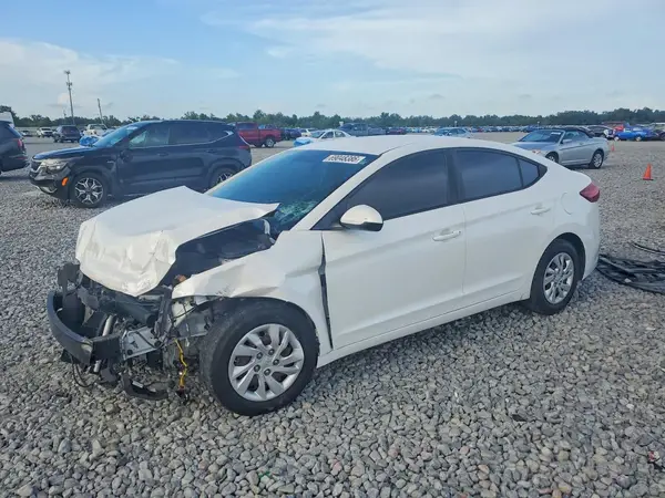 5NPD74LF1JH329010 — 2018 Hyundai Elantra, Передняя часть (Front End), фото до ремонта