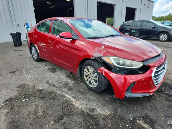 KMHD74LF8JU580835 — 2018 Hyundai Elantra, фото 4 с аукциона Copart, Передняя часть