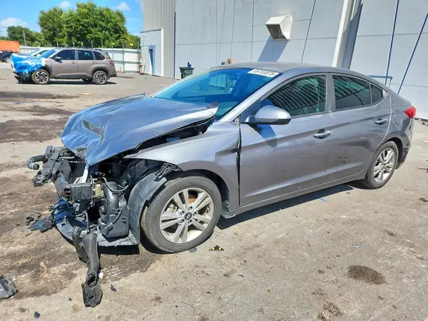 5NPD84LF0JH283893 — 2018 Hyundai Elantra, Передняя часть (Front End), фото до ремонта