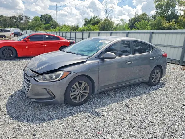 5NPD84LF2JH307627 — 2018 Hyundai Elantra, Передняя часть (Front End), фото до ремонта