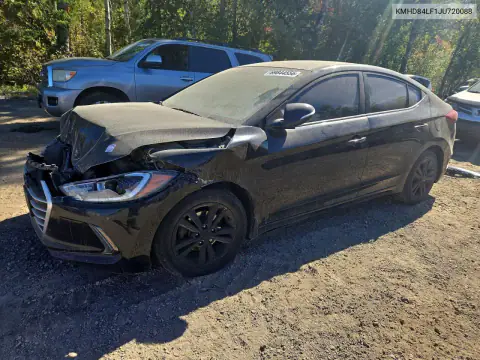 KMHD84LF1JU720088 Hyundai Elantra 2018 — повреждение Пожар двигателя, фото до ремонта