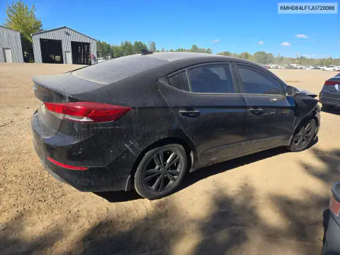 KMHD84LF1JU720088 — 2018 Hyundai Elantra, фото 3 с аукциона Copart, Пожар двигателя