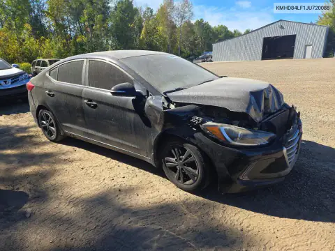 KMHD84LF1JU720088 — 2018 Hyundai Elantra, фото 4 с аукциона Copart, Пожар двигателя