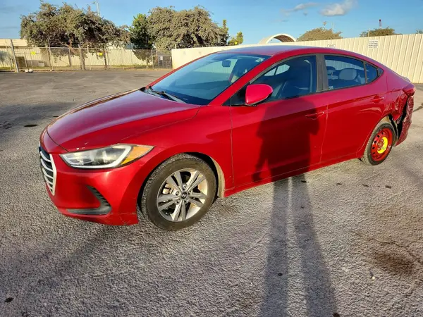 KMHD84LF9JU497105 — 2018 Hyundai Elantra, Задняя часть (Rear End), фото до ремонта