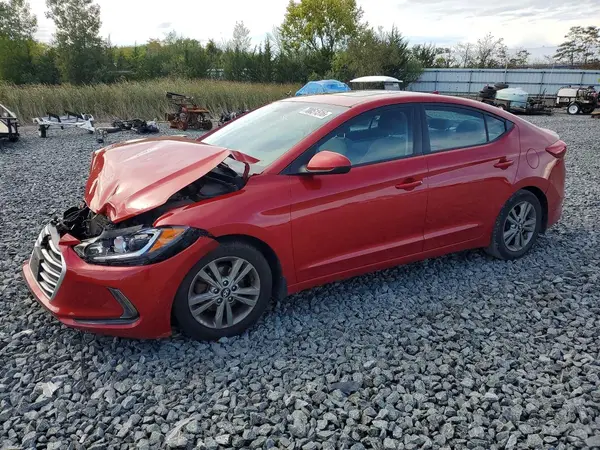 5NPD84LF4JH360796 — 2018 Hyundai Elantra, Передняя часть (Front End), фото до ремонта