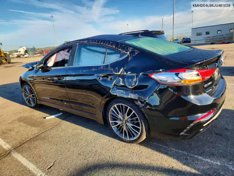 2018 Hyundai Elantra Sport VIN KMHD04LB8JU481028 фото 2
