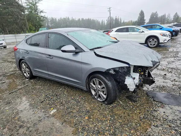 KMHD84LF3JU534570 — 2018 Hyundai Elantra, фото 4 с аукциона Copart, Передняя часть