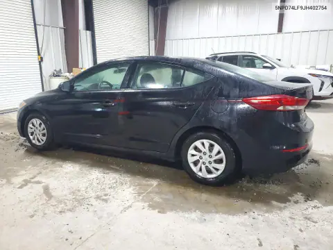 2018 Hyundai Elantra Se VIN 5NPD74LF9JH402754 фото 2