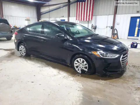 2018 Hyundai Elantra Se VIN 5NPD74LF9JH402754 фото 4