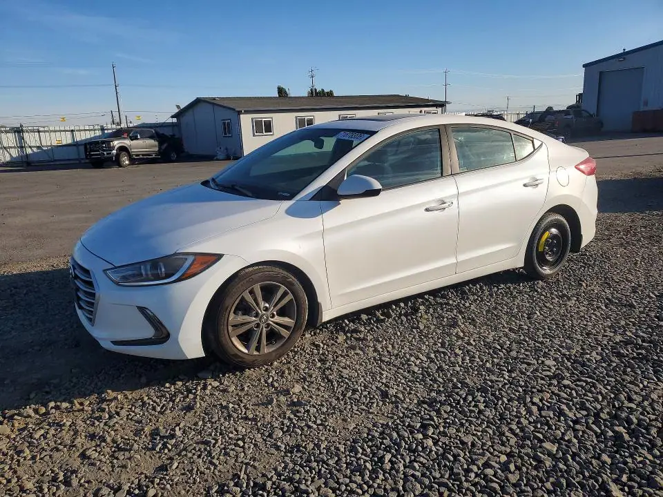5NPD84LF3JH364063 Hyundai Elantra 2018 — повреждение Передняя часть, фото до ремонта