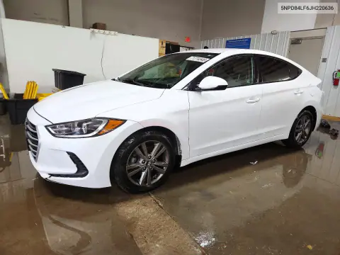 2018 Hyundai Elantra Sel VIN 5NPD84LF6JH220636 фото 1