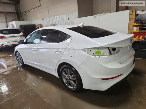 2018 Hyundai Elantra Sel VIN 5NPD84LF6JH220636 фото 2