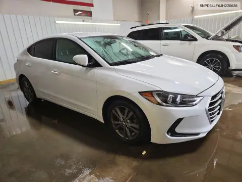 2018 Hyundai Elantra Sel VIN 5NPD84LF6JH220636 фото 4
