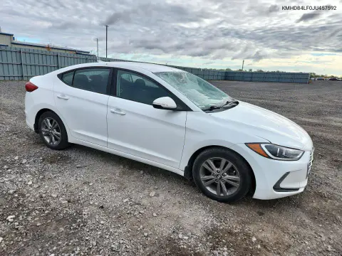 2018 Hyundai Elantra Sel VIN KMHD84LF0JU457592 фото 4