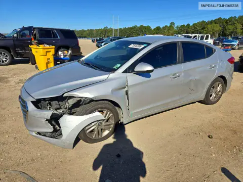 2018 Hyundai Elantra Sel VIN 5NPD84LF3JH365228 фото 1