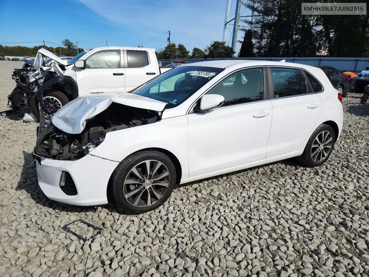 2018 Hyundai Elantra Gt Base VIN KMHH35LE7JU062516 фото 1