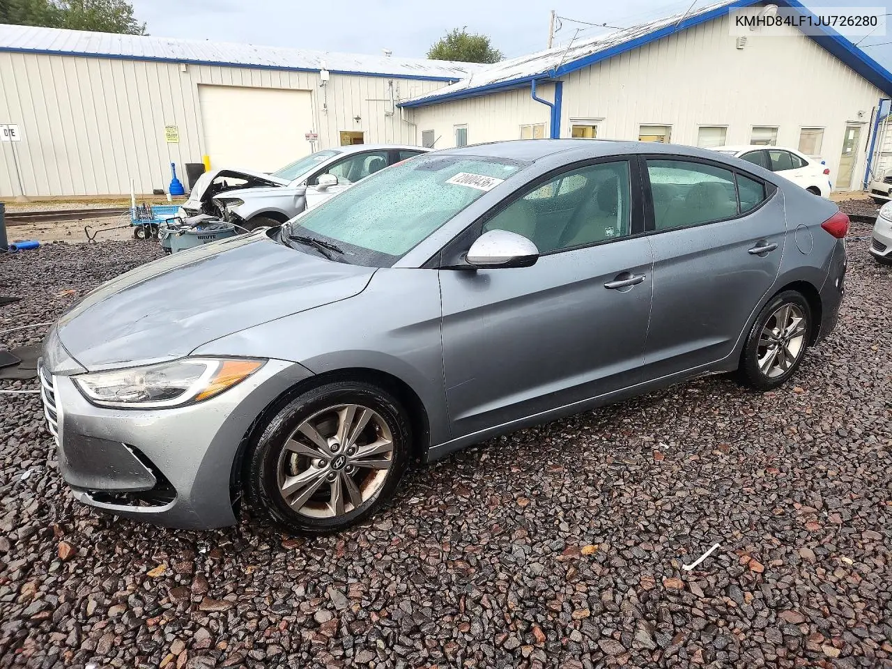 2018 Hyundai Elantra Sel VIN KMHD84LF1JU726280 фото 1
