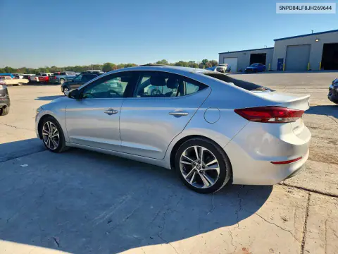 2018 Hyundai Elantra Limited VIN 5NPD84LF8JH269644 фото 2