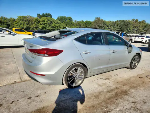 2018 Hyundai Elantra Limited VIN 5NPD84LF8JH269644 фото 3