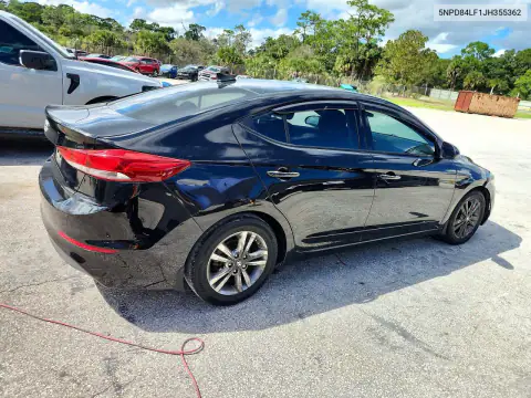 5NPD84LF1JH355362 — 2018 Hyundai Elantra, фото 3 с аукциона Copart, Подтопление