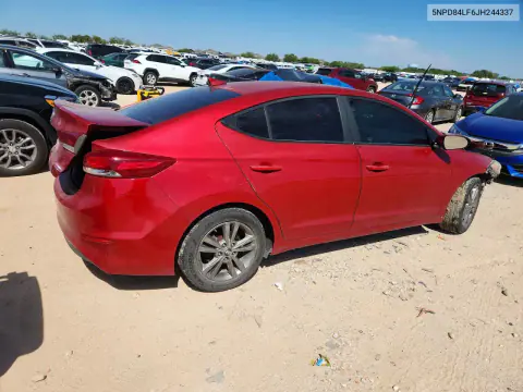 2018 Hyundai Elantra Sel VIN 5NPD84LF6JH244337 фото 3