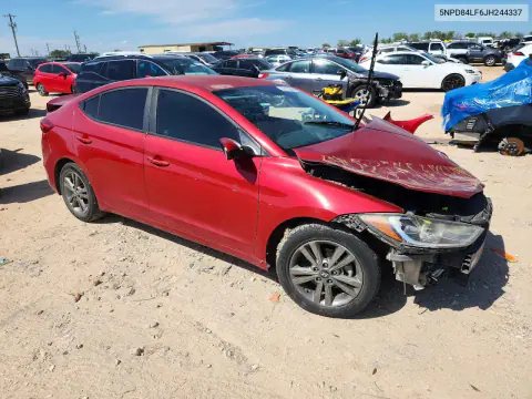2018 Hyundai Elantra Sel VIN 5NPD84LF6JH244337 фото 4
