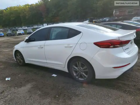 5NPD84LF4JH240268 — 2018 Hyundai Elantra, фото 2 с аукциона Copart, Механические повреждения