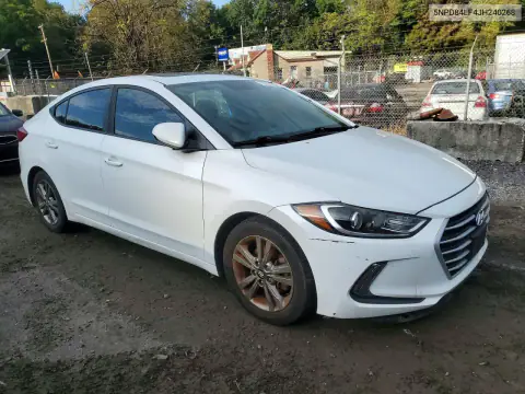 5NPD84LF4JH240268 — 2018 Hyundai Elantra, фото 4 с аукциона Copart, Механические повреждения